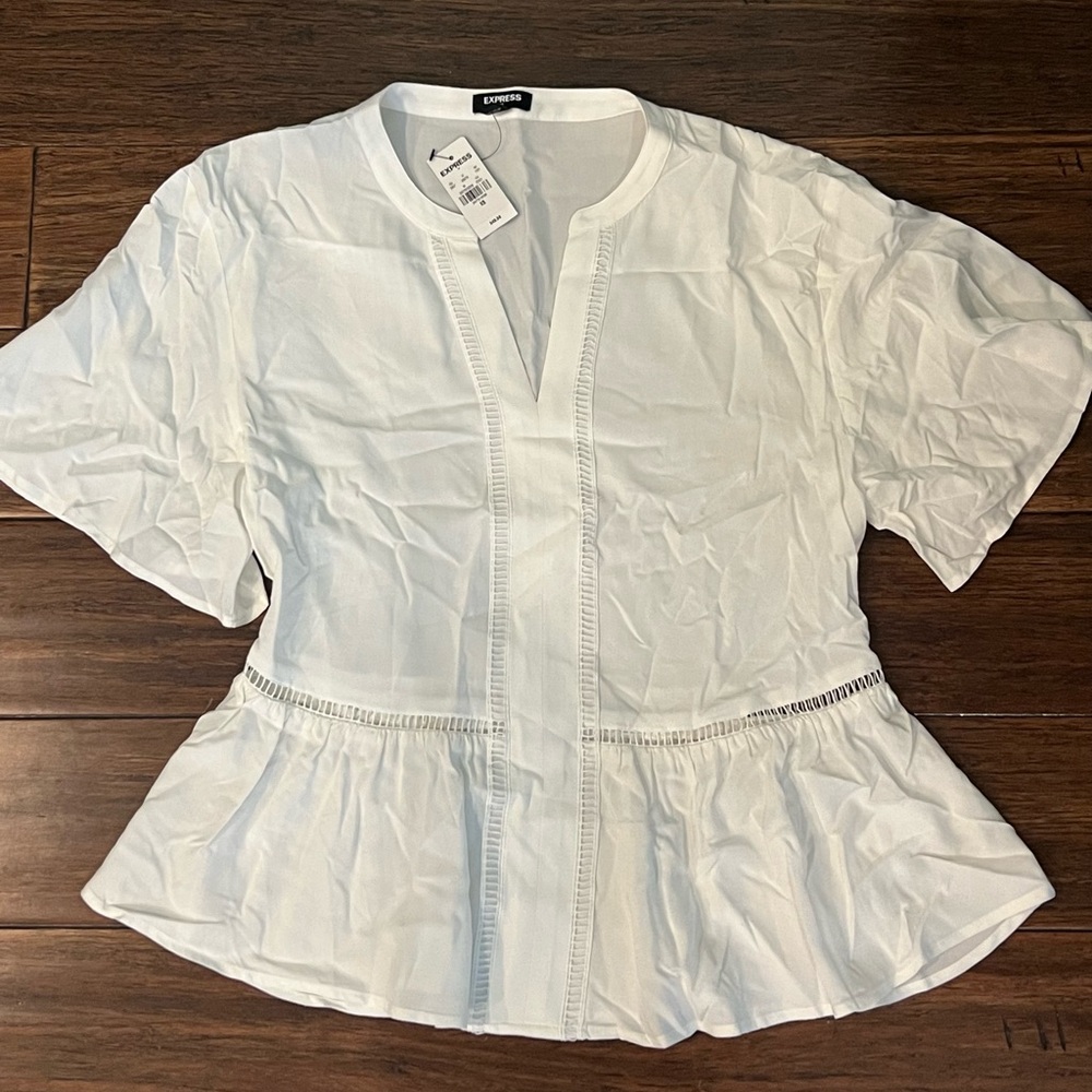Express short sleeve blouse